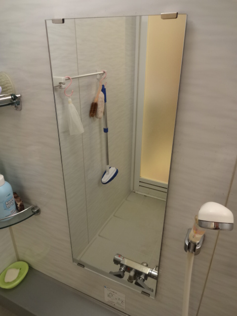 浴室鏡の写真